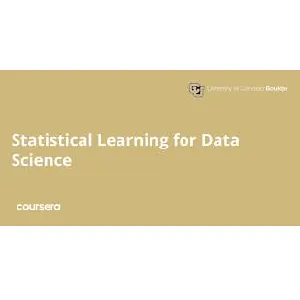 Coursera – Statistical Learning for Data Science Specialization 2024-5