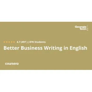 Coursera – Better Business Writing in English 2024-4