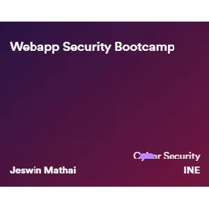 INE – Webapp Security Bootcamp 2023-5