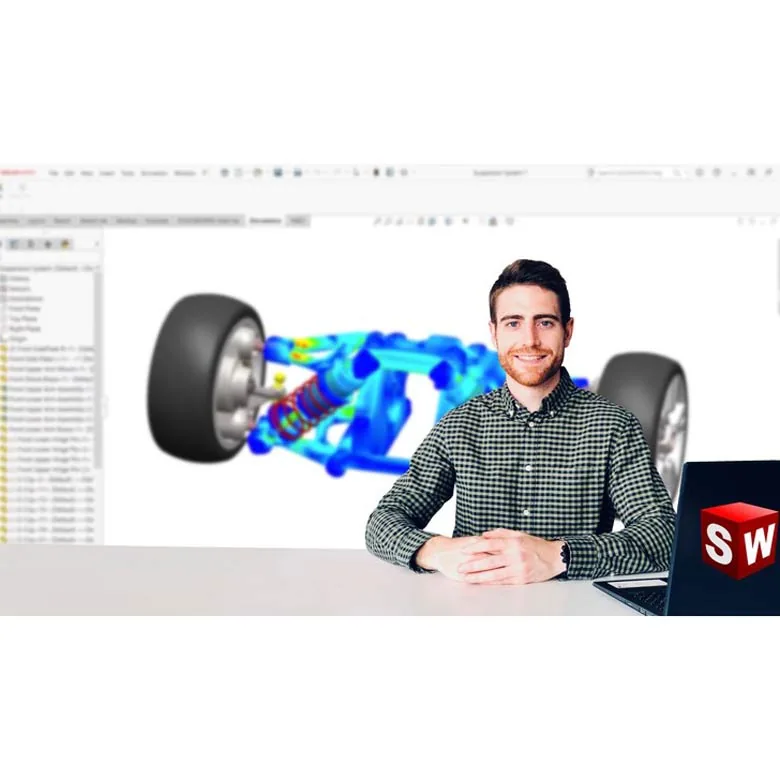 Udemy – Finite Element Analysis. SolidWorks Simulation. RealProjects 2023-10