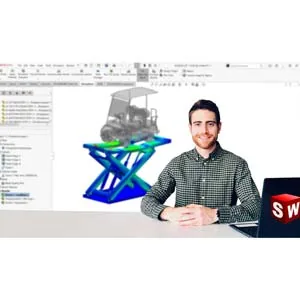 Udemy – Finite Element Analysis. SolidWorks Simulation. P2: CONTACTS 2024-1