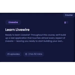 CodeCourse – Learn Livewire 2023-12