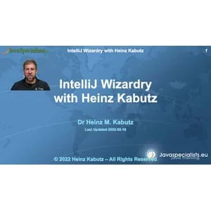 JavaSpecialists – IntelliJ Wizardry with Heinz Kabutz 2022 Edition 2022-2