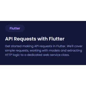 CodeCourse – API Requests with Flutter 2021-2