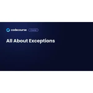 Codecourse – All About Exceptions 2020-11