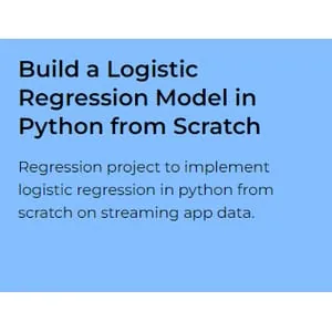 Projectpro – Build a Logistic Regression Model in Python from Scratch 2024-8