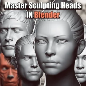 YanSculpts – Master Sculpting Heads – 3D Blender Course – New Update! (V1.3) 2024-7