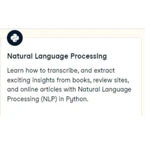 Datacamp – Natural Language Processing in Python 2024-8