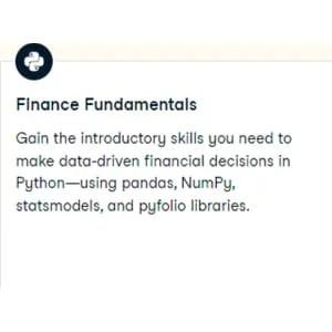 Datacamp – Finance Fundamentals in Python 2024-8