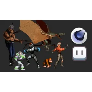 Udemy – 2D Character Animation Sprites in Cinema 4D and Aseprite 2023-10