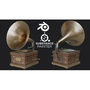 Udemy – Creating a Gramophone in Blender and Substance Painter 2024-7