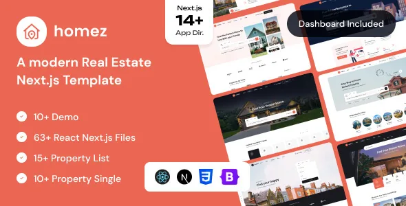 Themeforest – Homez – Real Estate NextJS Template 1.4
