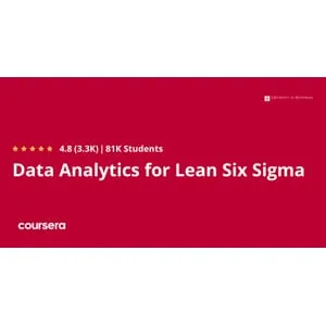 Coursera – Data Analytics for Lean Six Sigma 2024-10