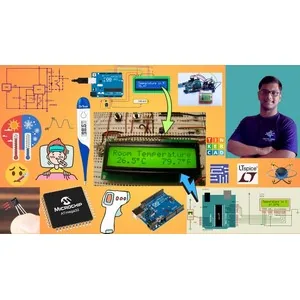 Udemy – Biomedical Project: Digital Thermometer with Atmega32 & LM35 2024-9