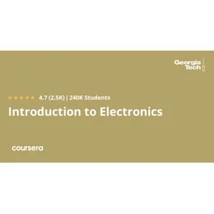 Coursera – Introduction to Electronics 2024-12