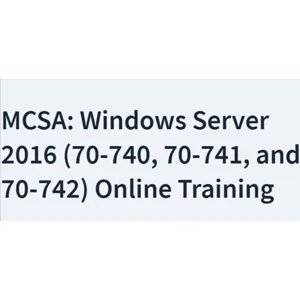 CBTNuggets – MCSA: Windows Server 2016 (70-740, 70-741, and 70-742) Online Training 2018-7