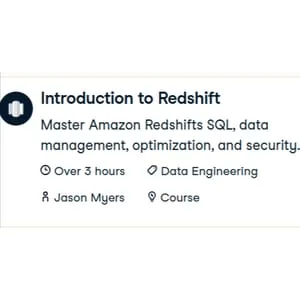 Datacamp – Introduction to Redshift 2024-12