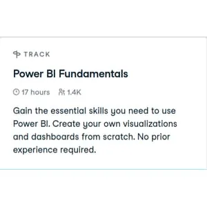 Datacamp – Power BI Fundamentals 2024-12