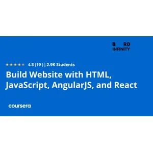 Coursera – Build Website with HTML, JavaScript, AngularJS, and React Specialization 2025-1