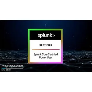 Udemy – The Complete Splunk Core Certified Power User Course 2024-9
