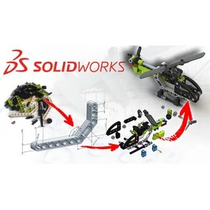 Udemy – Build a Lego Helicopter in SolidWorks 3D CAD 2022-1