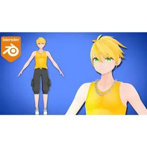 Udemy – Blender Anime Character Modeling Course 2023-9