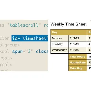 LinkedIn – HTML: Tables 2020-1