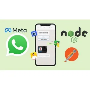 Udemy – Chatbot WhatsApp API and Node JS Send and receive messages 2023-2