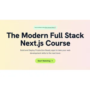 Nextjscourse – The Modern Full Stack Next.js Course 2025-5