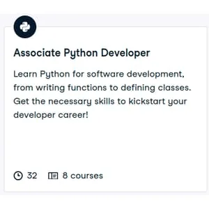 Datacamp – Associate Python Developer 2025-3