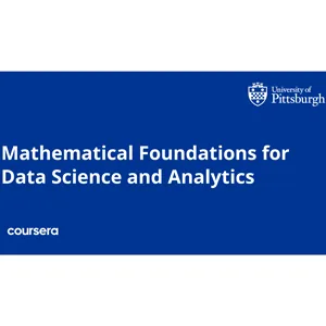 Coursera – Mathematical Foundations for Data Science and Analytics Specialization 2025-8
