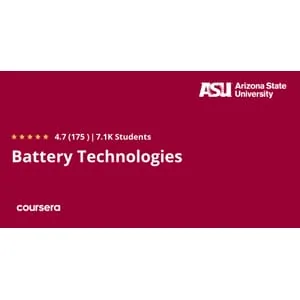 Coursera – Battery Technologies Specialization 2025-9