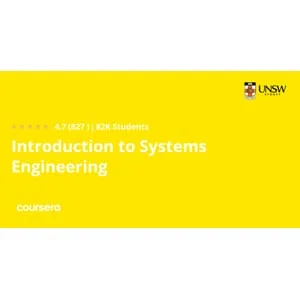 Coursera – Introduction to Systems Engineering 2025-10