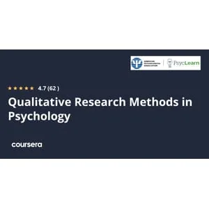 Coursera – Qualitative Research Methods in Psychology Specialization 2025-12