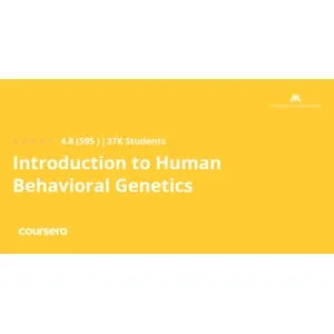 Coursera – Introduction to Human Behavioral Genetics 2025-12