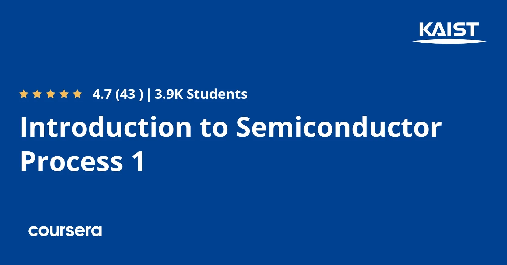 Coursera – Introduction to Semiconductor Process 1 2026-2