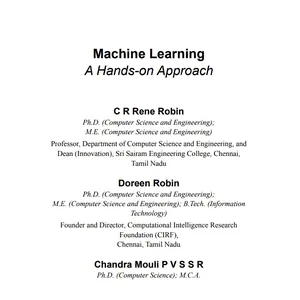 Universities Press – Machine Learning: A Hands on Approach 2025