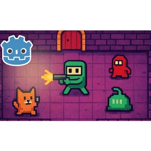 Udemy – Godot 2D Academy: Learn how to create a Topdown Shooter Game 2025-12