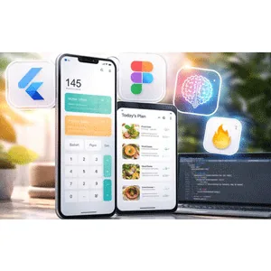 Udemy – Cursor & Figma for Flutter – Build a Premium AI MeaL Planner 2026-2