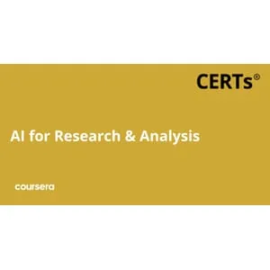 Coursera – AI for Research & Analysis 2026-6