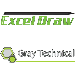 Gray Technical Excel Draw 3.0.9
